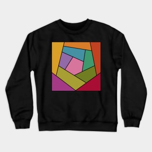 Crazy Quilt Block Crewneck Sweatshirt